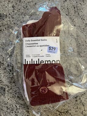 lululemon athletica Daily Essential Socks